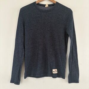 Y2K Hollister Mens Long Sleeve Knit‎ Thermal Shirt Small Lightweight Preppy Slim